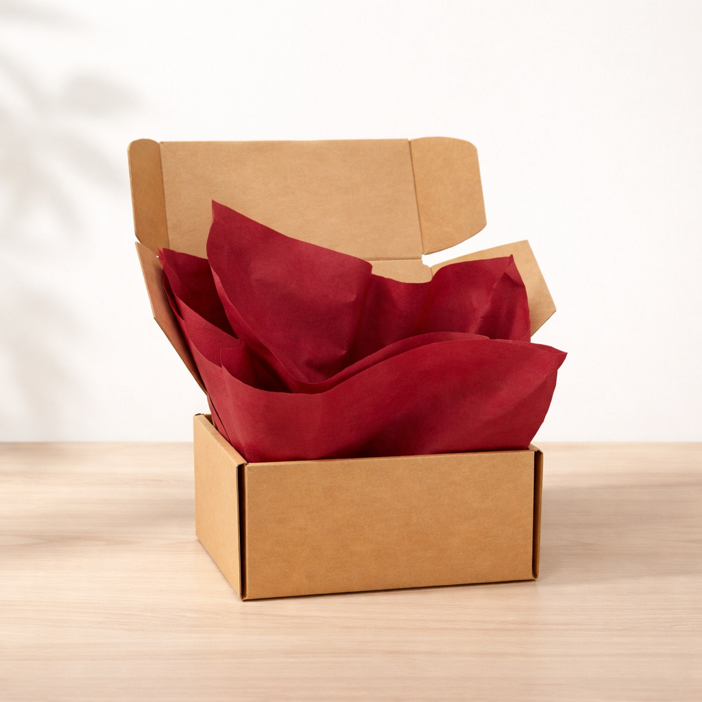 Papel de Seda Bordó 100 hojas