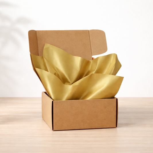 Papel de Seda Dorado 100 hojas