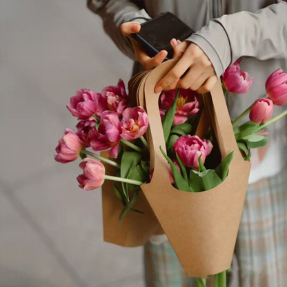 Bolsa Kraft Impermeable para Flores