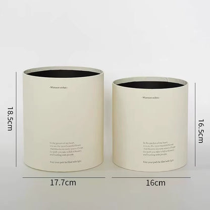 Cajas Cilindricas Mate x2