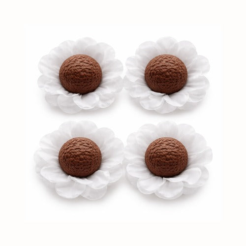 Base Pirotin Flor Nena Blanco