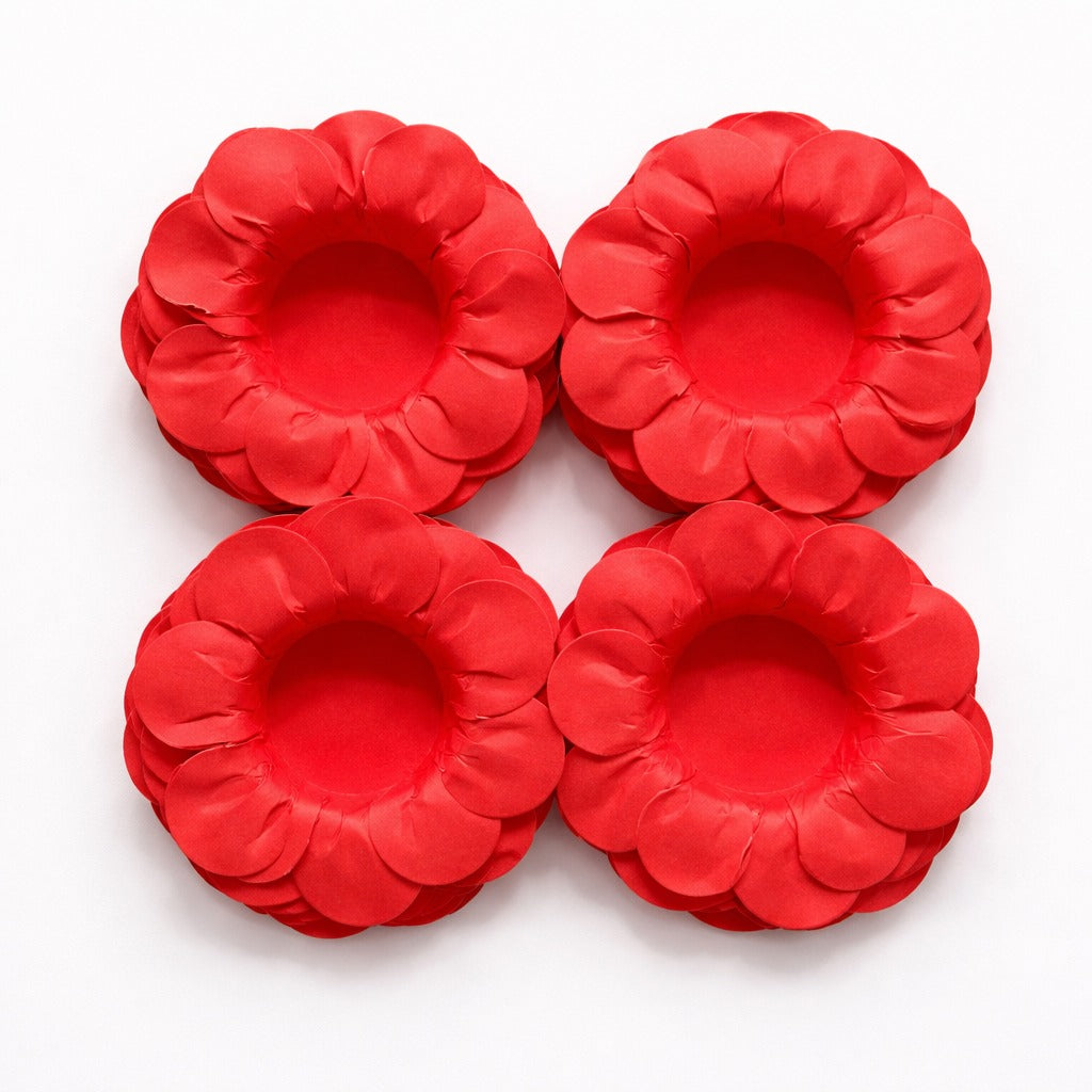 Base Pirotin Pétalo Rojo