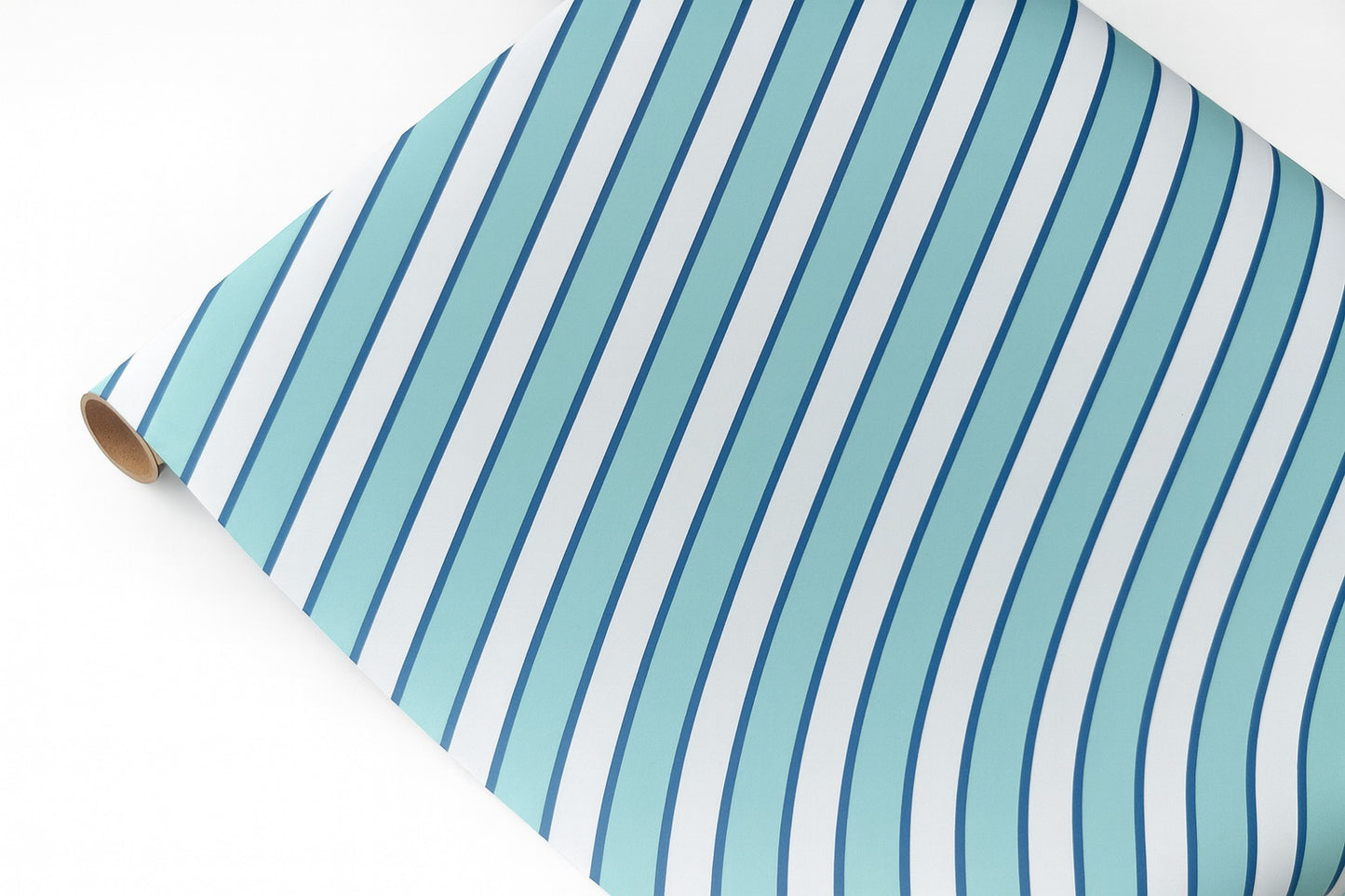 Papel de Regalo Rayas Celeste