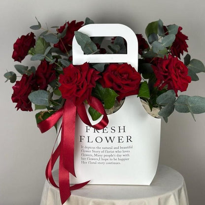 Bolsa Cesta Impermeable Fresh Flowers x10