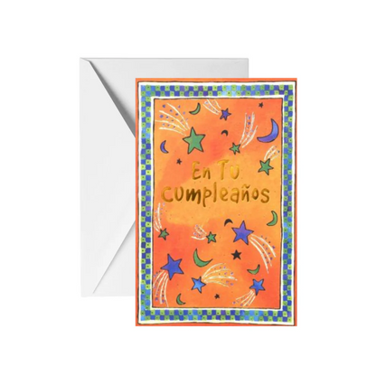 Tarjeta Feliz Cumpleaños Estrellas