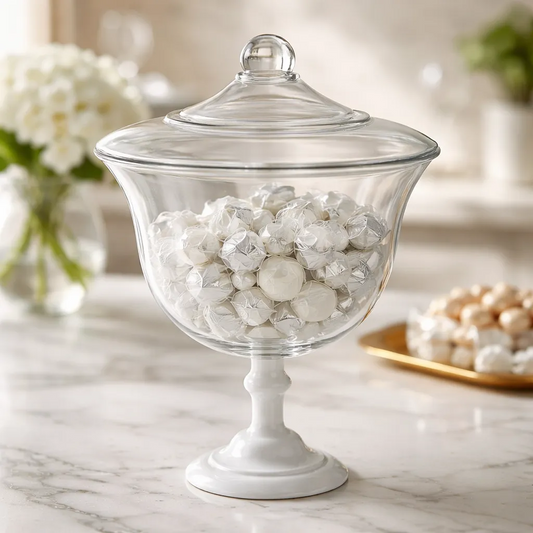 Caramelera Con Tapa Blanca