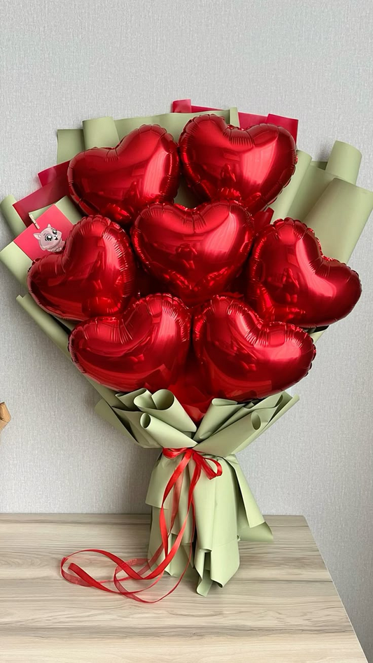 Globos 23cm Corazones Lisos x12