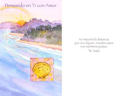 Tarjeta Pensando en ti
