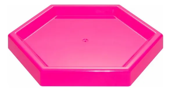 Bandeja Hexagonal Fucsia