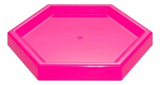 Bandeja Hexagonal Fucsia