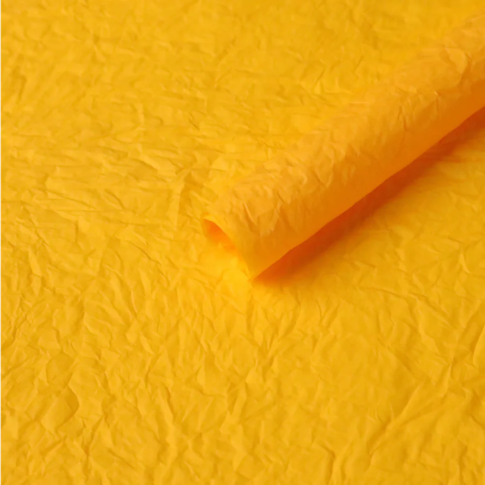 Papel Crepón Mostaza