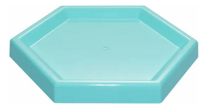 Bandeja Hexagonal Verde Agua