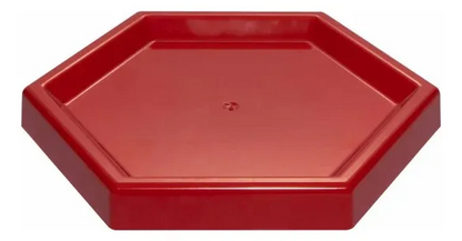 Bandeja Hexagonal Roja