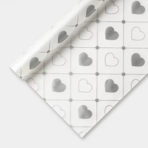 Papel Celofán Coreano Corazones